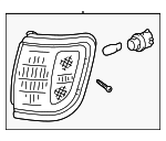 8162004050 - : 1997-2000 Toyota Tacoma - Parking / Side Marker Light Assembly for Toyota: Tacoma Image