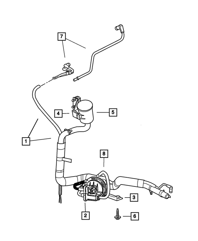 4861425AB - : Ldp Base Bracket &amp; Filter for Mopar Image