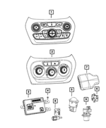 68446634AB - Air Conditioners and Heaters: A/c And Heater Module for Mopar Image