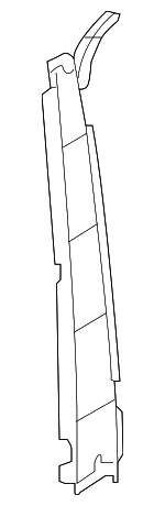 LR181877 - Body: Front Molding Insulator for Land-Rover Image