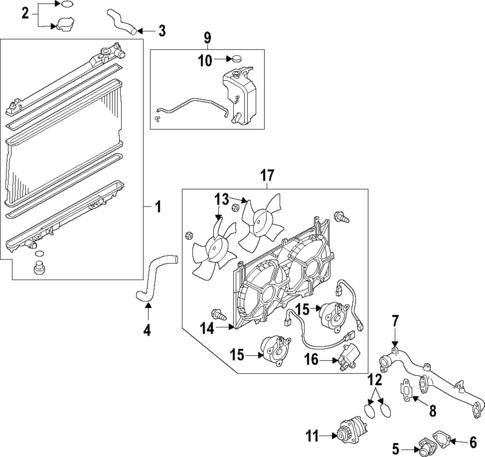 Water Pump for 2008 INFINITI M35 #1