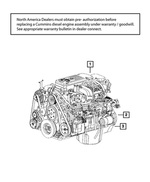 R8071551AA - 6.7L Turbo Diesel; Engine: Complete Engine, Remanufactured for Ram: 3500 Image