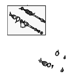 434100W071 - Driveline &amp; Axles: Axle Assembly for Toyota: Camry Image