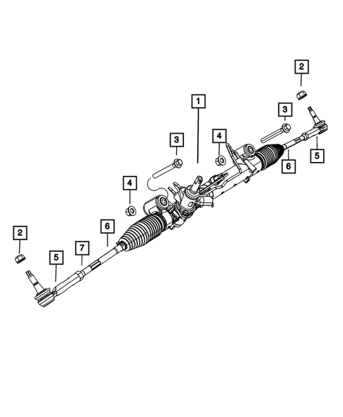 Steering Gear for 2018 Dodge Challenger #1
