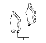 44060AR085 - : Rear Pads for Infiniti Image