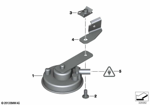Anti-Theft Horm, Horn for 2012 BMW-Motorrad F 800 R #0
