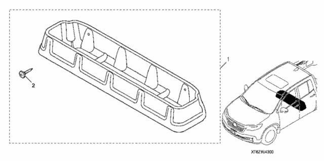 Storage System (2nd Row) for 2019 Honda Ridgeline #0