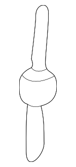 90112SE0000 - : Stabilizer Link for Honda: Accord, Civic, Civic del Sol, CRX, Prelude Image