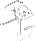 7755060G005PK - Body: Body Side Molding for Suzuki Image