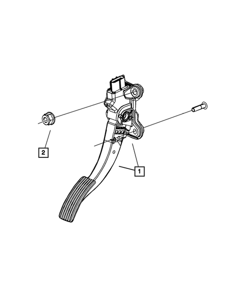 Accelerator Pedal for 2008 Dodge Challenger #0