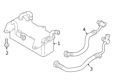 Trans Oil Cooler for 2023 Audi S4 #0