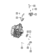 6511506AA - 9HP48; 9-Speed; Automatic Transmission: 6 Lobe External Head Bolt for Mopar Image