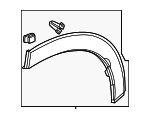 744133BHA11ZA - : Wheel Opening Molding for Acura Image
