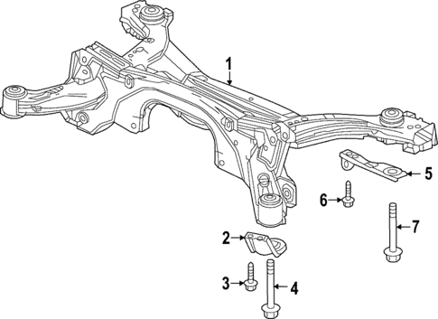 Suspension Mounting for 2023 Honda HR-V #1