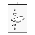 584700C011B5 - Body: Hole Cover for Toyota: Tundra Image