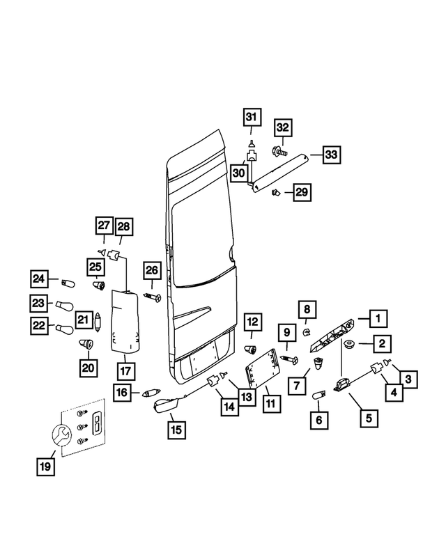 6104632AA - Electrical: Hex Head Screw for Mopar Image