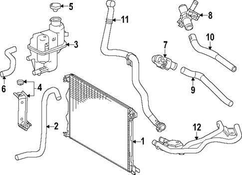 Intercooler for 2025 Lexus TX350 #4