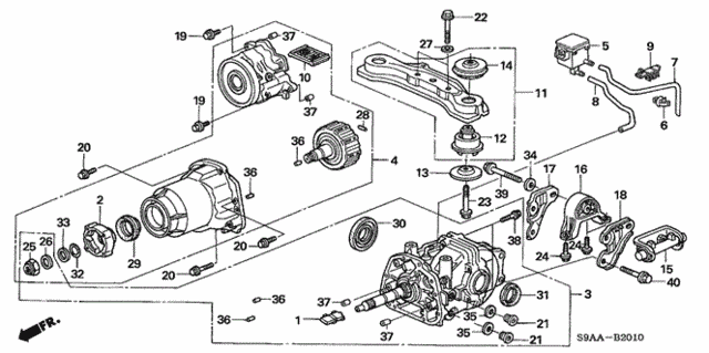 Rear Differential for 2006 Honda CR-V #0