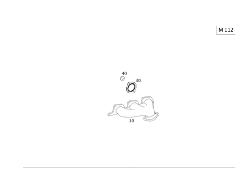 Exhaust Manifold for 2002 Mercedes-Benz C32 AMG #0