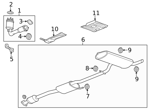 Exhaust Components for 2015 Chevrolet Captiva Sport #0