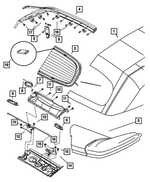 XC31XDVAF - : Folding Top Boot for Mopar Image