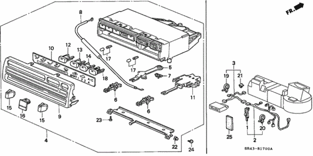 Heater Control for 1992 Honda Civic #0