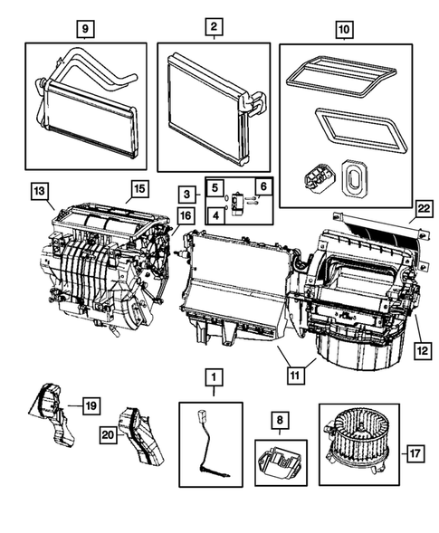 Air Conditioner and Heater Units for 2011 Dodge Caliber #0