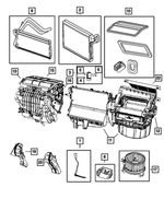 68020273AA - Air Conditioners and Heaters: Expansion Valve Mounting Screw for Chrysler: Aspen | Dodge: Caliber, Durango | Jeep: Compass, Patriot Image