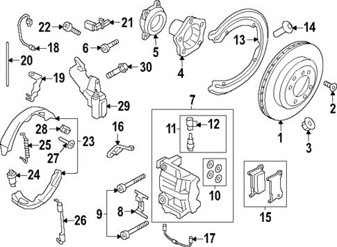 Parking Brake for 2024 Porsche Cayenne #0