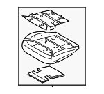 LB5Z78632A23T - : Seat Cushion Pad for Ford: Explorer Image