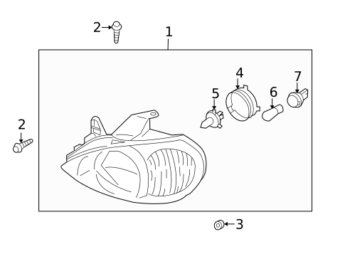Bulbs - Chassis for 2004 Kia Rio #0