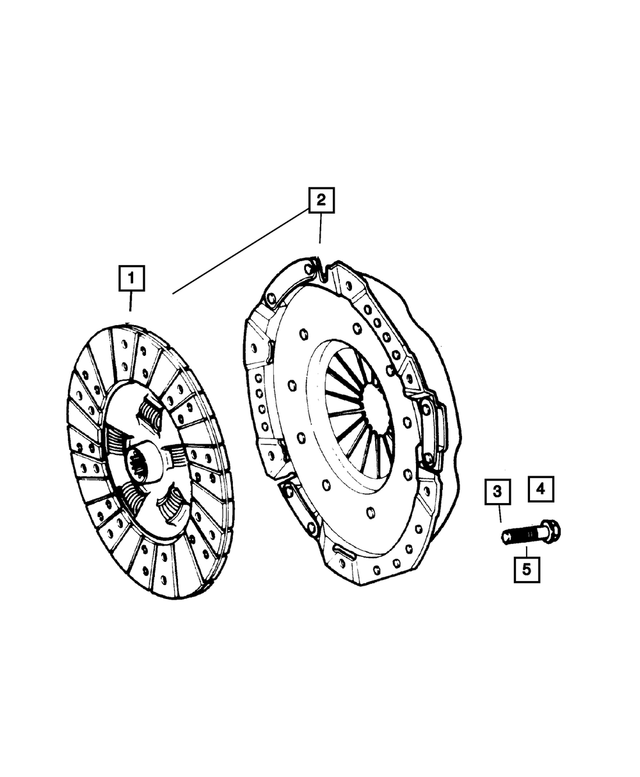 52104290AC - Clutch: Clutch Package for Mopar Image