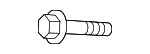 N10158605 - Body: Water Deflector Bolt for Audi: A3 Sportback e-tron, A5 Quattro, A5 Sportback, A6 allroad, A8 Quattro, Q4 e-tron, Q4 e-tron Sportback, RS5, RS5 Sportback, RS6 Avant, S5, S5 Sportback, S8, TT Quattro Image