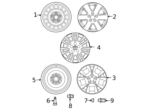 Wheels for 2008 Toyota Sienna #0