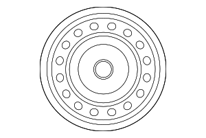 42611AE021 - Unclassified: Spare Tire Rim for Toyota: Sienna, Solara Image