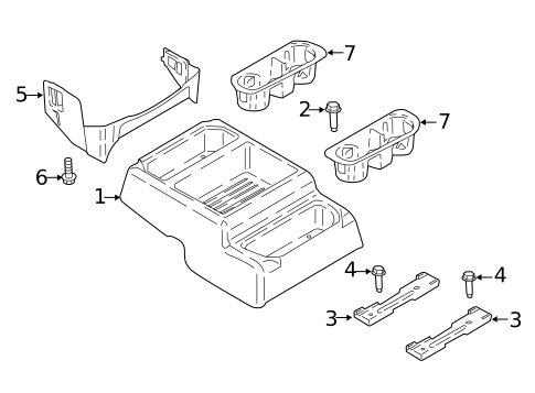 Console for 2018 Ford Expedition #2
