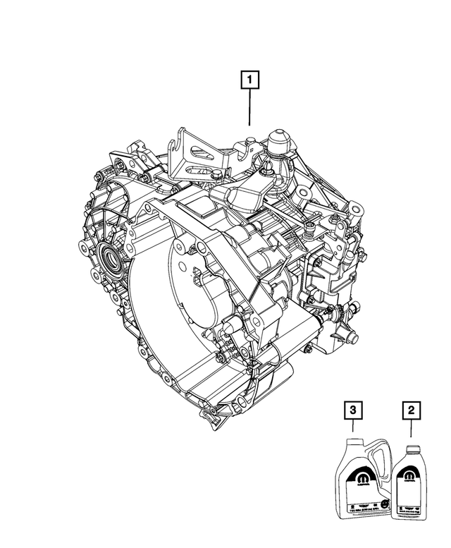 68503928AA - : With Torque Converter Transmission Kit for Mopar Image