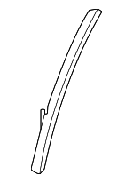 678650C050 - Body: Weatherstrip for Toyota Image