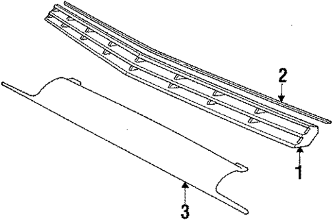 Front Panel for 1986 Dodge Conquest #0