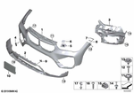 51117954216 - : Bracket, Fog Lamp Right for BMW Image
