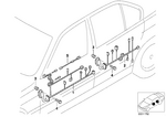61136954561 - Vehicle Electrical System: Blind Rivet Nut, Flat Headed for BMW Image