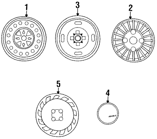 4031565E00 - : Hub Cap for Nissan: Stanza Image