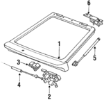 68100SE0010ZZ - Body: Lift Gate for Honda: Accord Image