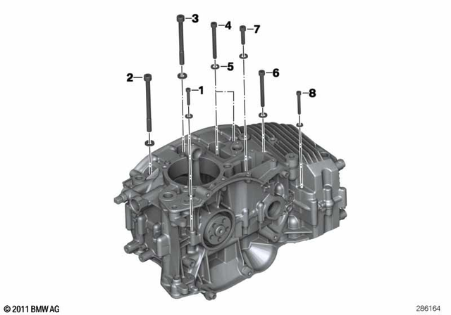 7129905538 - Engine: Isa Screw with Washer - M6X35-ZNNIV si for BMW-Motorrad Image image