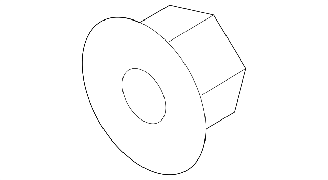 W716343-S440 - Lateral Arm Nut | Ford Parts Direct