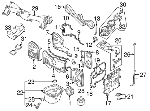Engine Parts for 2008 Subaru Forester | OEM Parts Online
