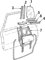 6933279 - Body: Belt Molding for Saab: 900 Image