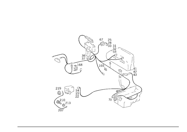 9883378 - Electrical Equipment and Instruments: Clamp for Mercedes-Benz Image image