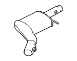 LR072199 - Exhaust: Converter for Land Rover: Discovery, Range Rover, Range Rover Sport Image
