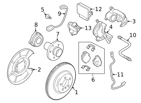 Brake Components for 2015 BMW 650i Gran Coupe #0